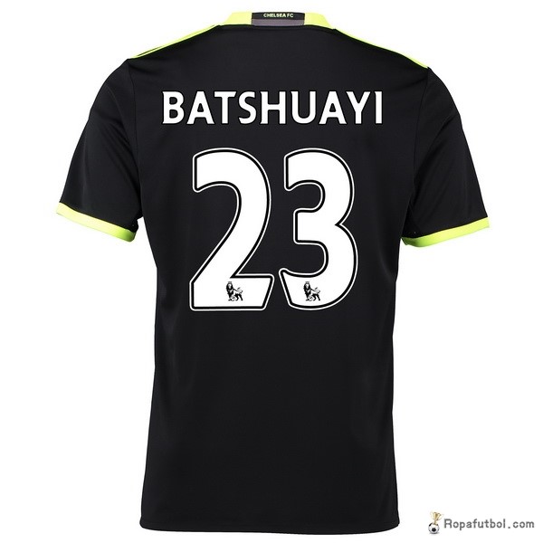 Camiseta Chelsea Replica Segunda Ropa Batshuayi 2016/17 Negro